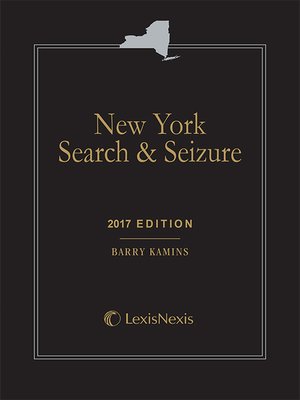cover image of New York Search and Seizure